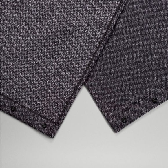 LULULEMON Rulu Scarf - Dark Heather Grey Snap Vinyasa Scarf - One Size EUC - Picture 8 of 16